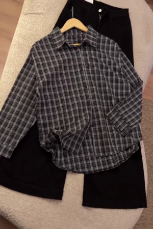 Men Buffalo Checks Checked Casual Shirt