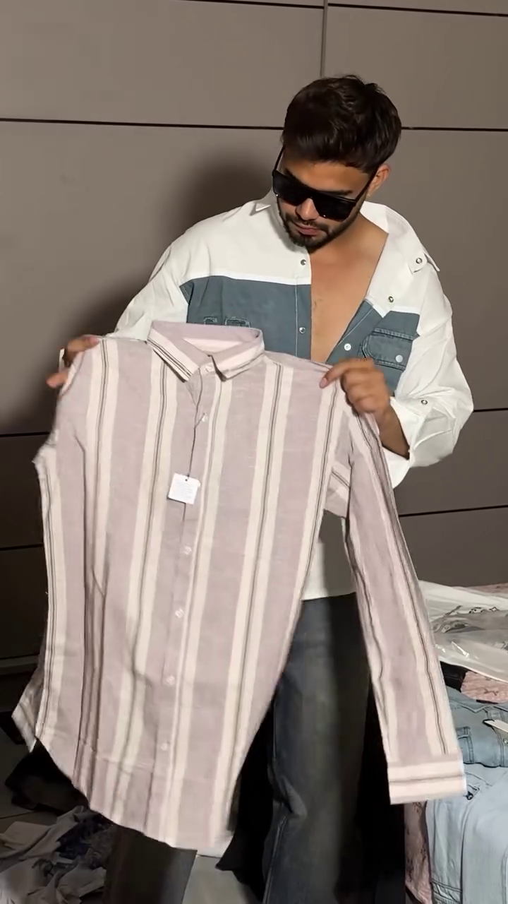 Standard Colourblocked Casual Shirt with Contrast Pockets - Image 5