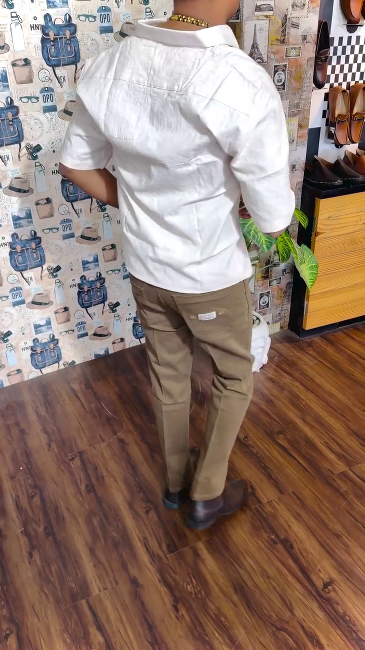 Pure Cotton Printed Casual Shirt - Image 3