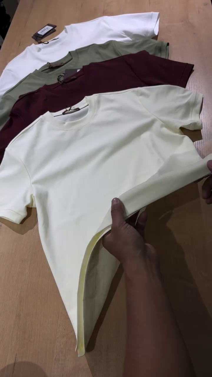 Men's Winay White Solid Cotton Pro T-shirt -Tall - Image 7