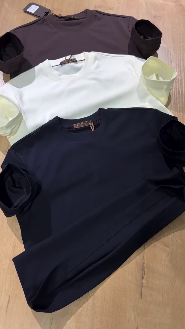 Men's Winay White Solid Cotton Pro T-shirt -Tall - Image 3