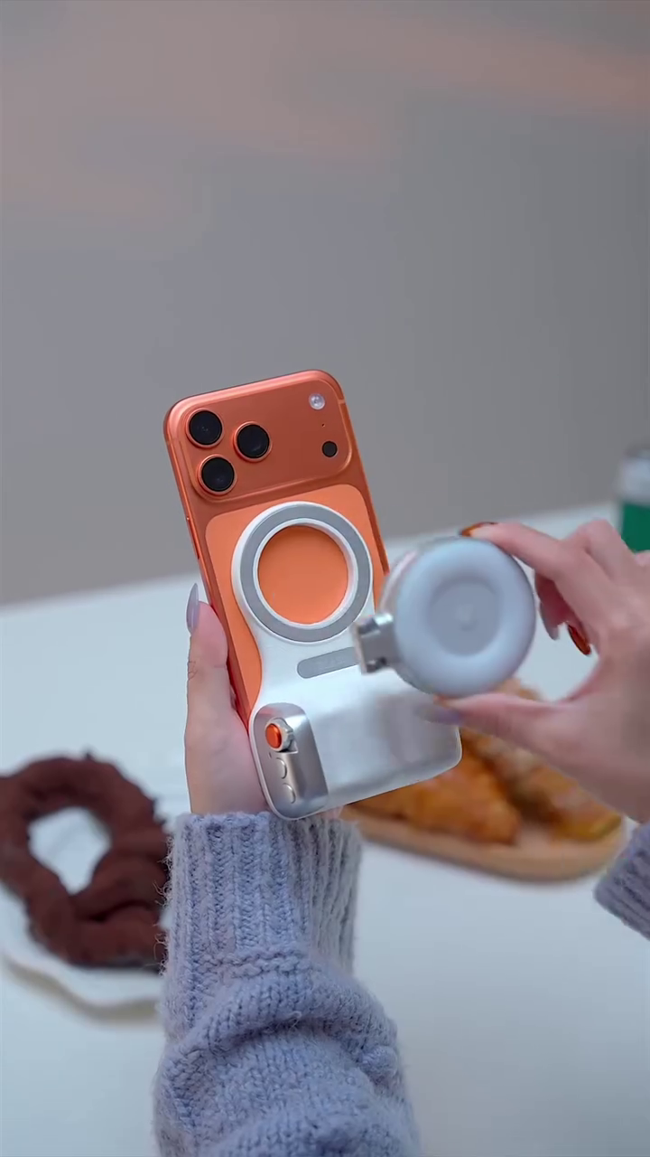 Fun Shot Smartphone Handle Grip and C03 Magnetic Selfie Light, Phone Camera Grip with Removable USB-C Charging, Bluetooth Remote Control, Mobile Phone Grip for Photography - Image 9