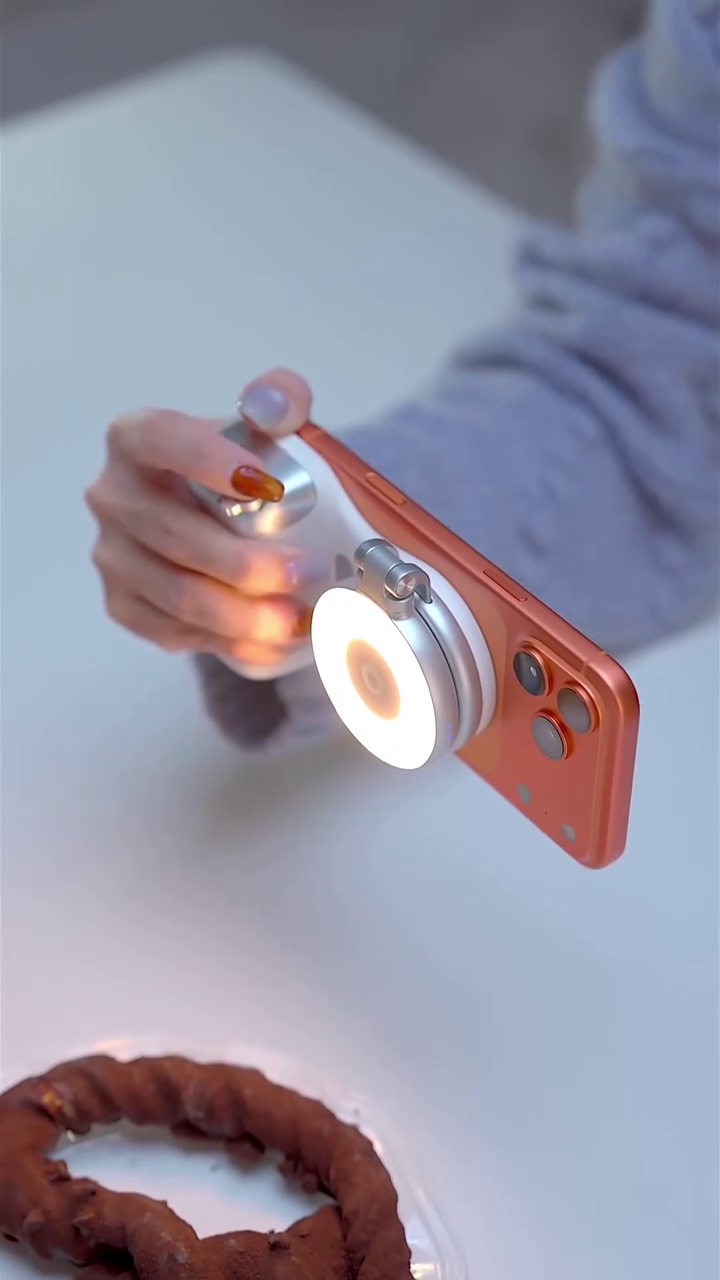 Fun Shot Smartphone Handle Grip and C03 Magnetic Selfie Light, Phone Camera Grip with Removable USB-C Charging, Bluetooth Remote Control, Mobile Phone Grip for Photography - Image 7