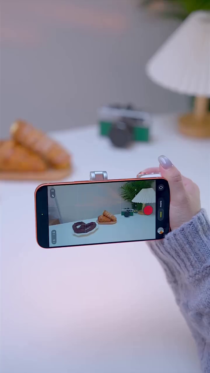 Fun Shot Smartphone Handle Grip and C03 Magnetic Selfie Light, Phone Camera Grip with Removable USB-C Charging, Bluetooth Remote Control, Mobile Phone Grip for Photography - Image 5