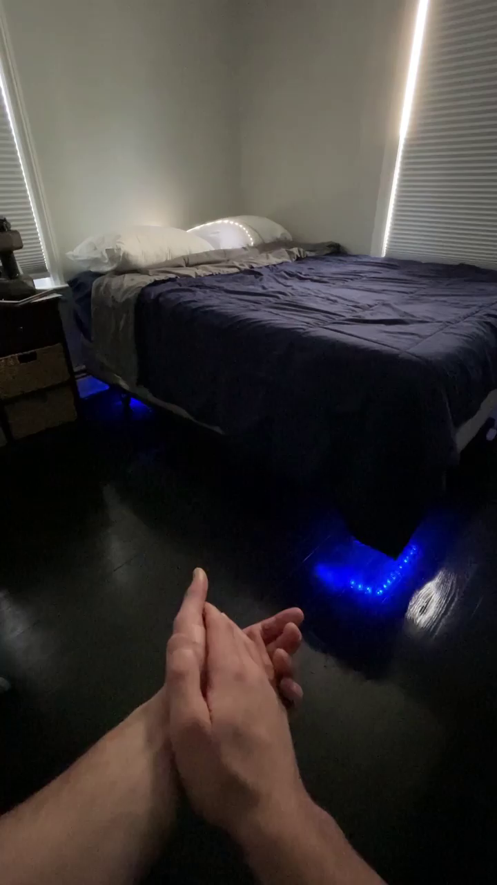 Floating Bed Frame Queen Size with LED Lights, Metal Platform Queen Bed with Heavy Duty Steel Slats, No Box Spring Needed, Noise-Free, Easy to Assemble, Black - Image 5