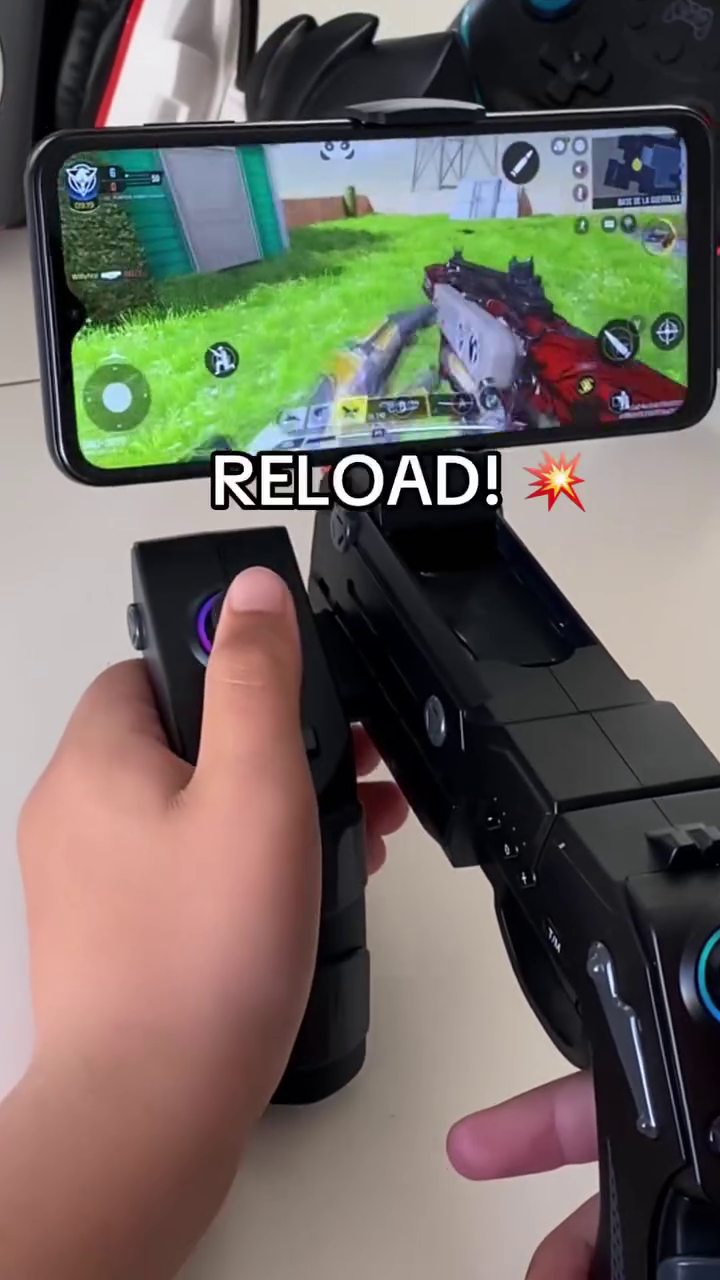 iPega PG-9057 Wireless Bluetooth Instant Game Shooting Gamepad Joypad for Android Smartphone, Android Tablet, Android TV Box and Windows XP 7 8 with Max 6 inch Clamp Holder - Image 5
