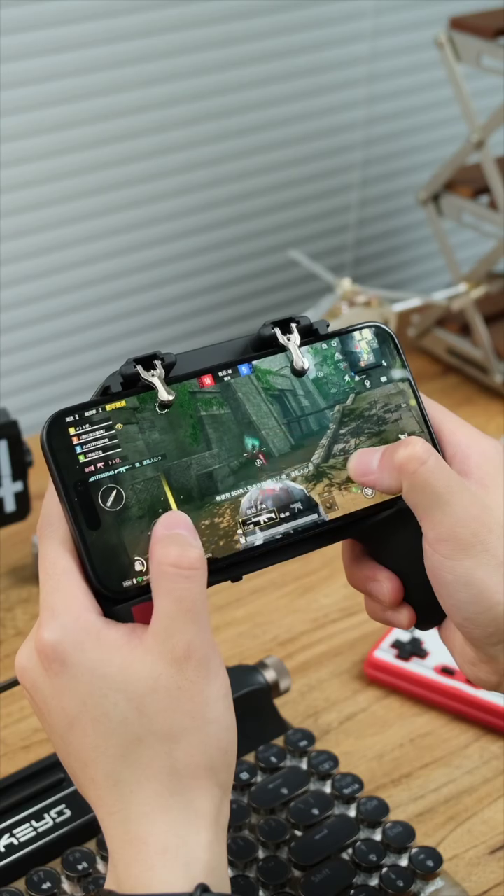 Gadgets Appliances Mobile Game Controller for W11 PUBG Mobile Controller L1R1 Mobile Game Trigger Joystick Wireless Gamepad for 4.7-6.5" iOS Android Phone - Image 6