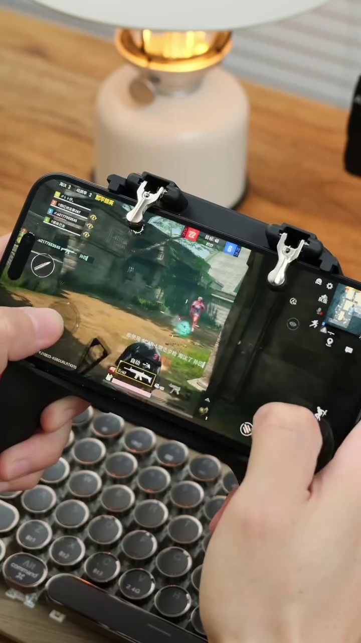Gadgets Appliances Mobile Game Controller for W11 PUBG Mobile Controller L1R1 Mobile Game Trigger Joystick Wireless Gamepad for 4.7-6.5" iOS Android Phone - Image 4
