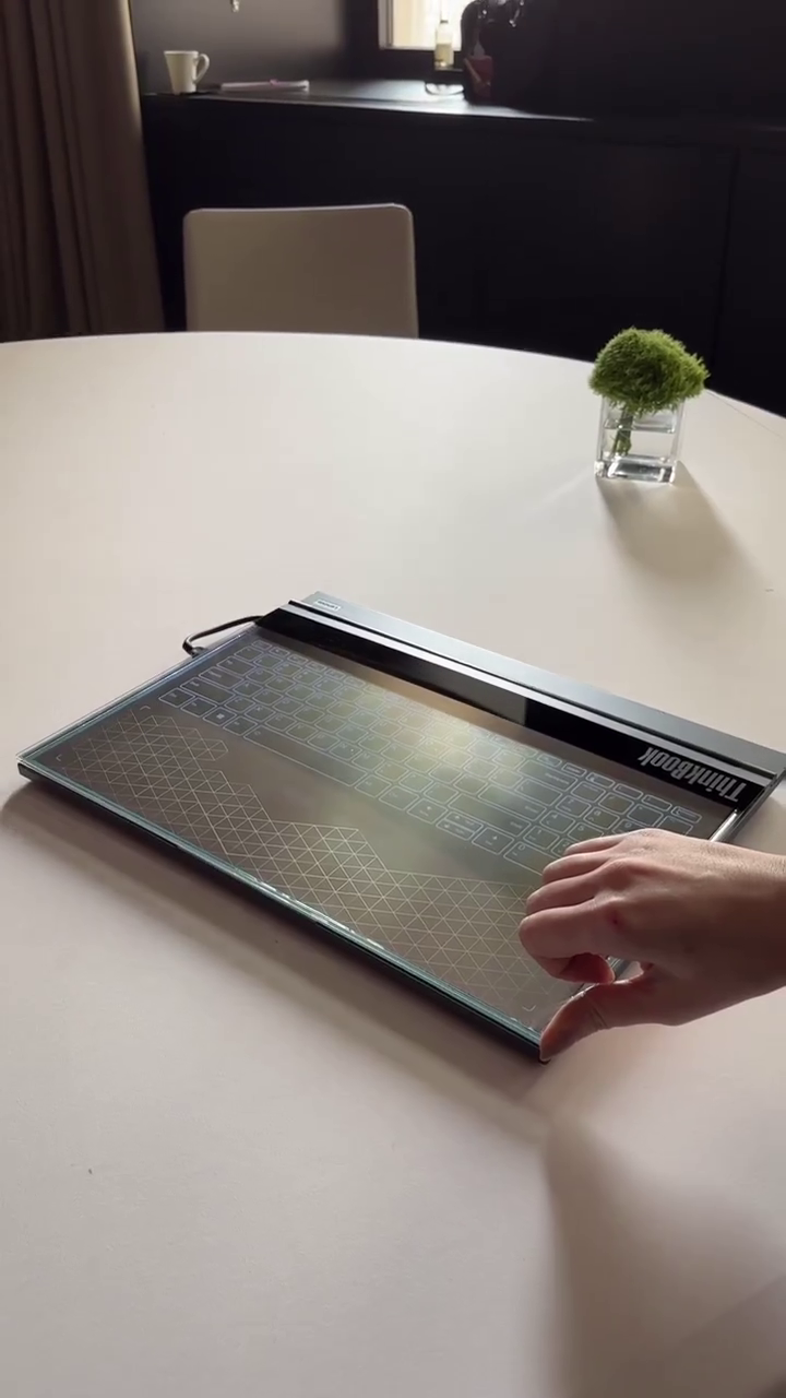 transparent laptop