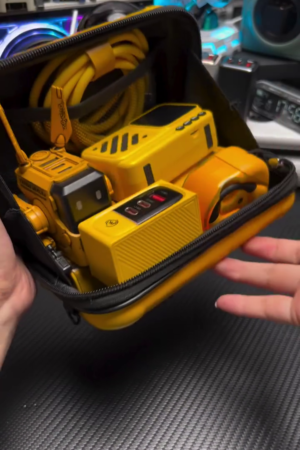 Air Compressor Case for DEWALT 20V Max Tire Inflator(DCC020IB)- Black