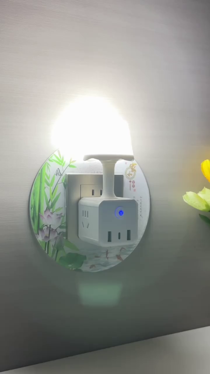 Remote Control LED Light Lamp with USB Adapter, Three Plug-in Night Lamp (12 cm, Blue, White, Pink) - Image 8