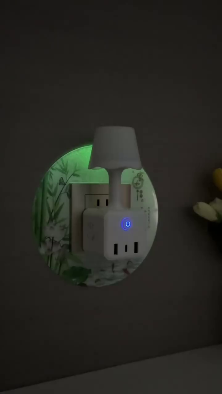 Remote Control LED Light Lamp with USB Adapter, Three Plug-in Night Lamp (12 cm, Blue, White, Pink) - Image 7