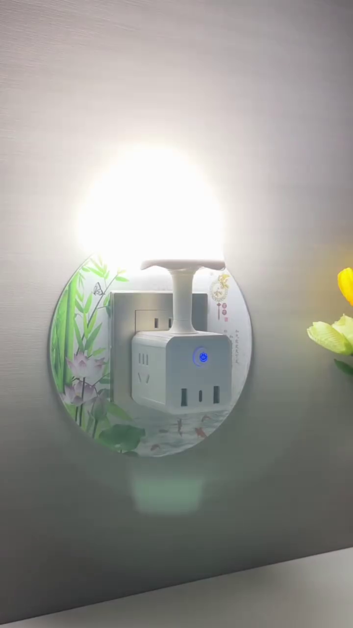 Remote Control LED Light Lamp with USB Adapter, Three Plug-in Night Lamp (12 cm, Blue, White, Pink) - Image 6