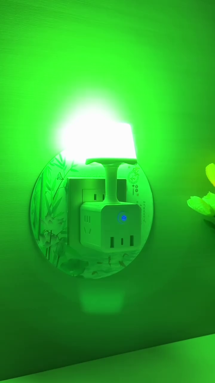 Remote Control LED Light Lamp with USB Adapter, Three Plug-in Night Lamp (12 cm, Blue, White, Pink) - Image 4