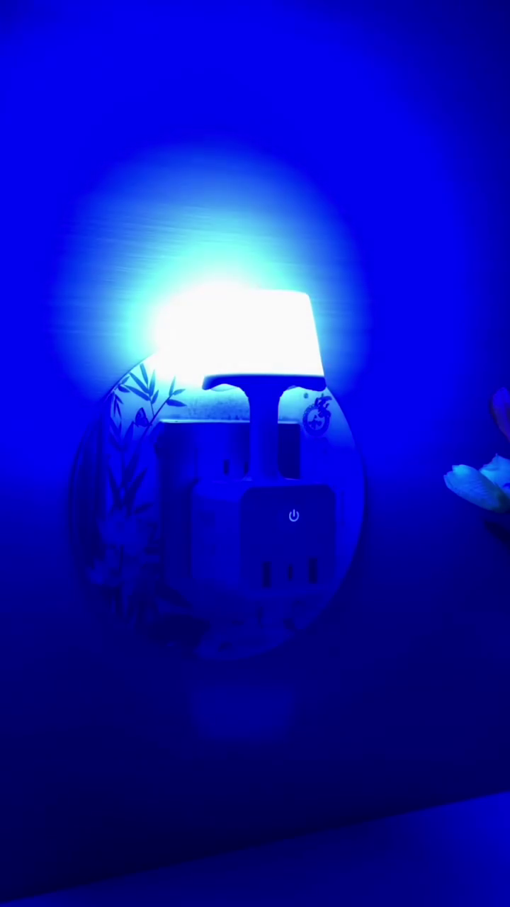 Remote Control LED Light Lamp with USB Adapter, Three Plug-in Night Lamp (12 cm, Blue, White, Pink) - Image 3