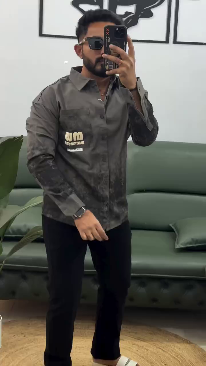 Men Classic Animal Printed Casual Shirt - Image 6