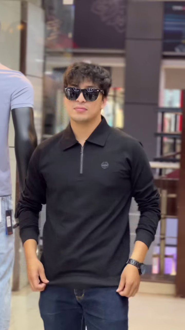 Heavyweight Polo Collar T-shirt - Image 8