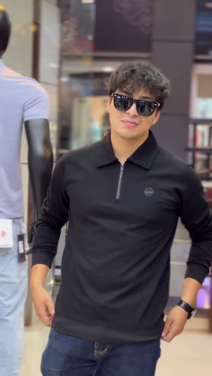 Heavyweight Polo Collar T-shirt - Image 7