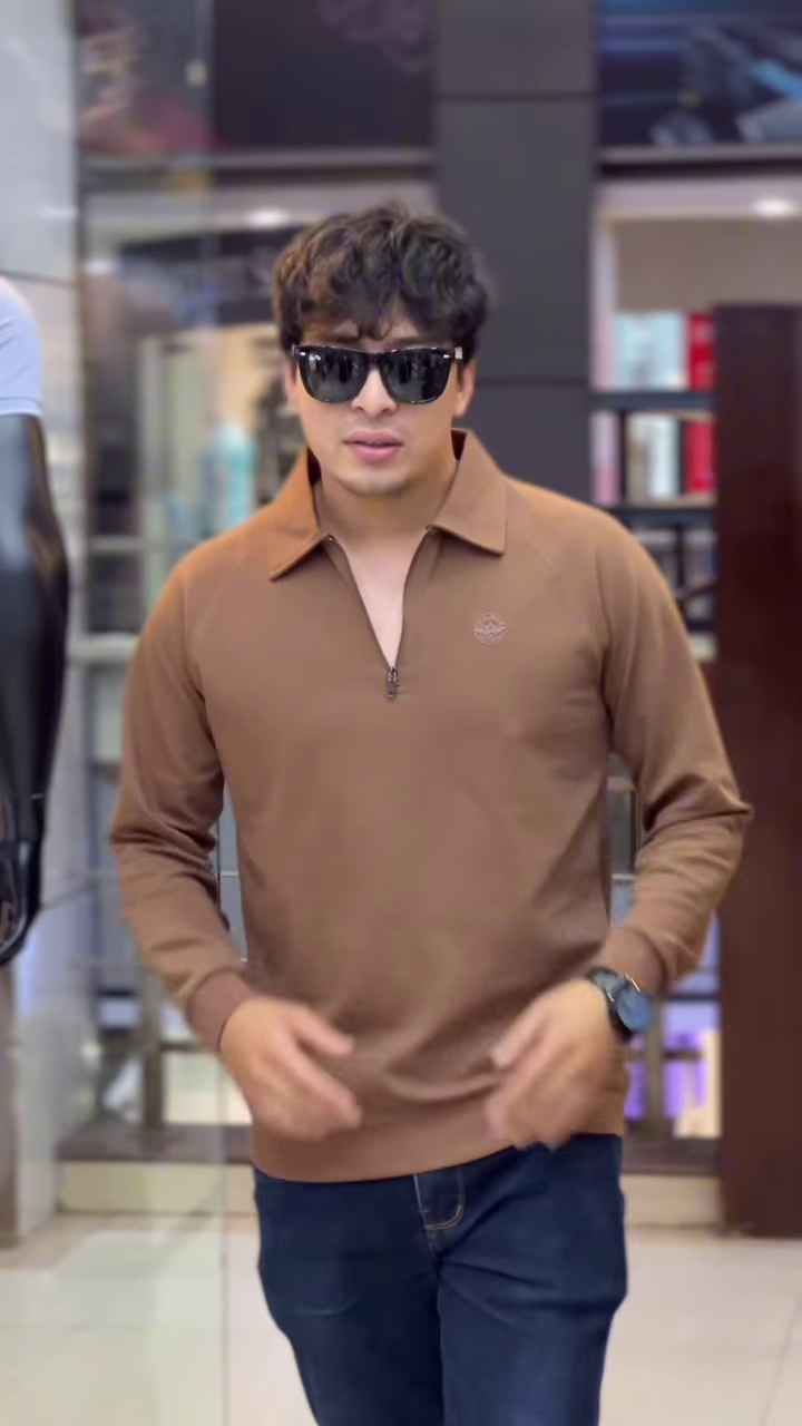 Heavyweight Polo Collar T-shirt - Image 5