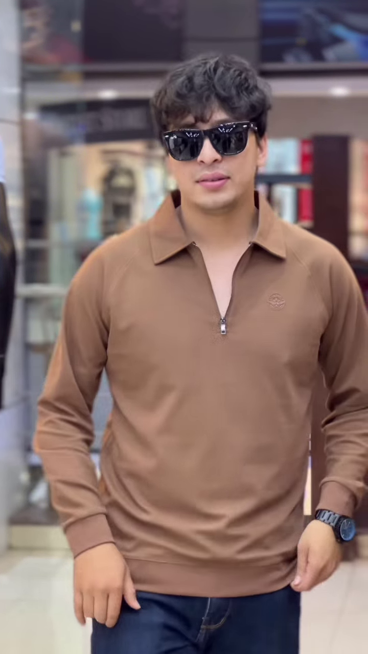 Heavyweight Polo Collar T-shirt - Image 4