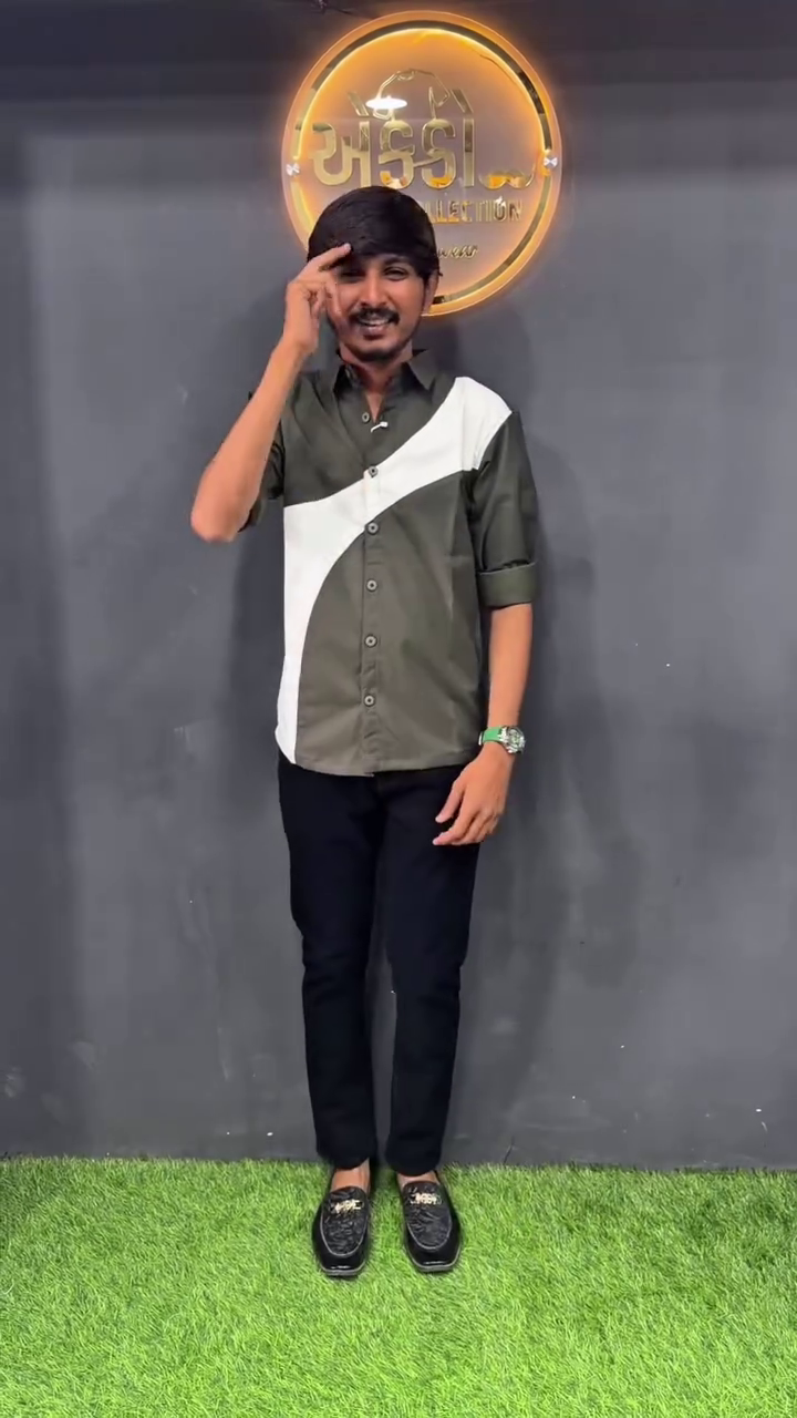 Comfort Slim Fit Spread Collar Cotton Casual Shirt - Image 3