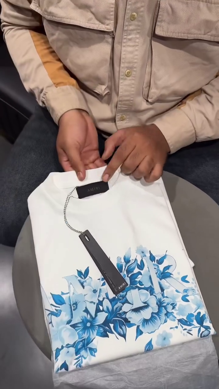 Men Lycro Floral Printed Slim Fit Opaque Shirt