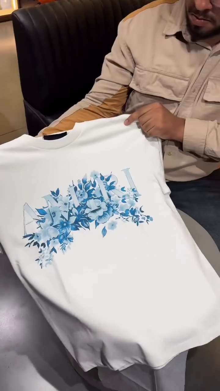 Men Lycro Floral Printed Slim Fit Opaque Shirt - Image 7