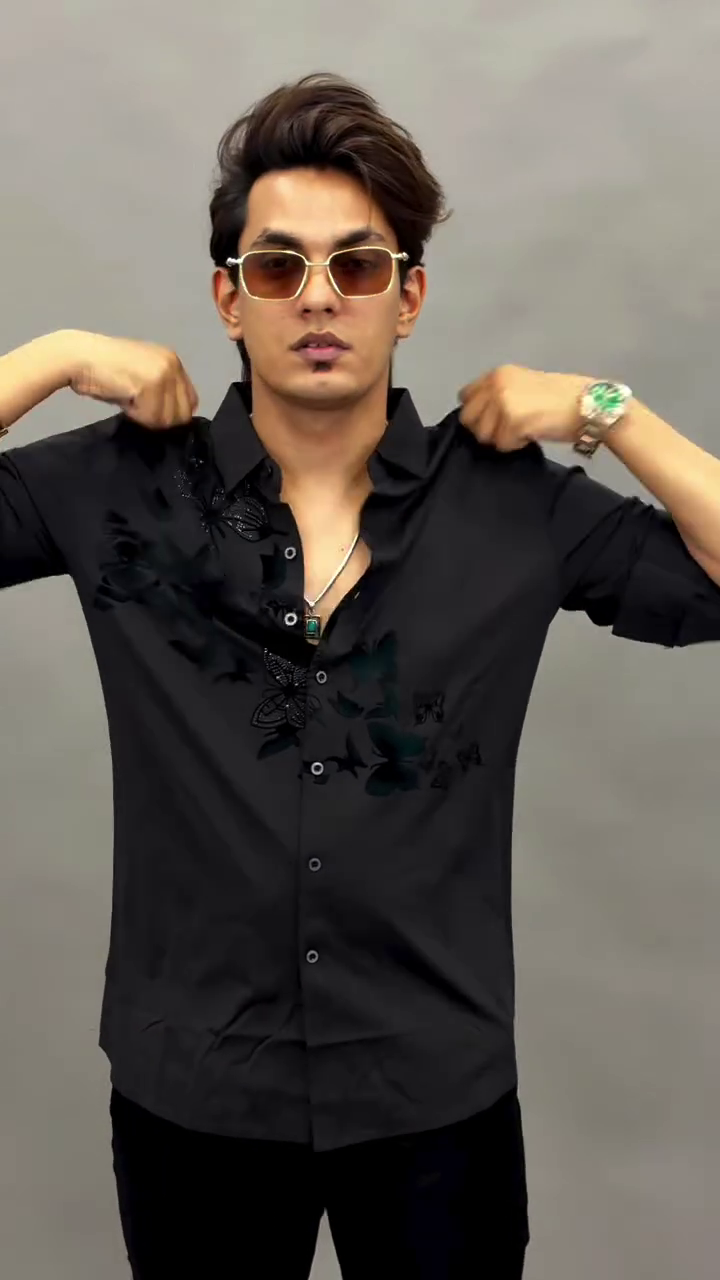 Slim Fit Floral Printed Casual Shirt - Image 6