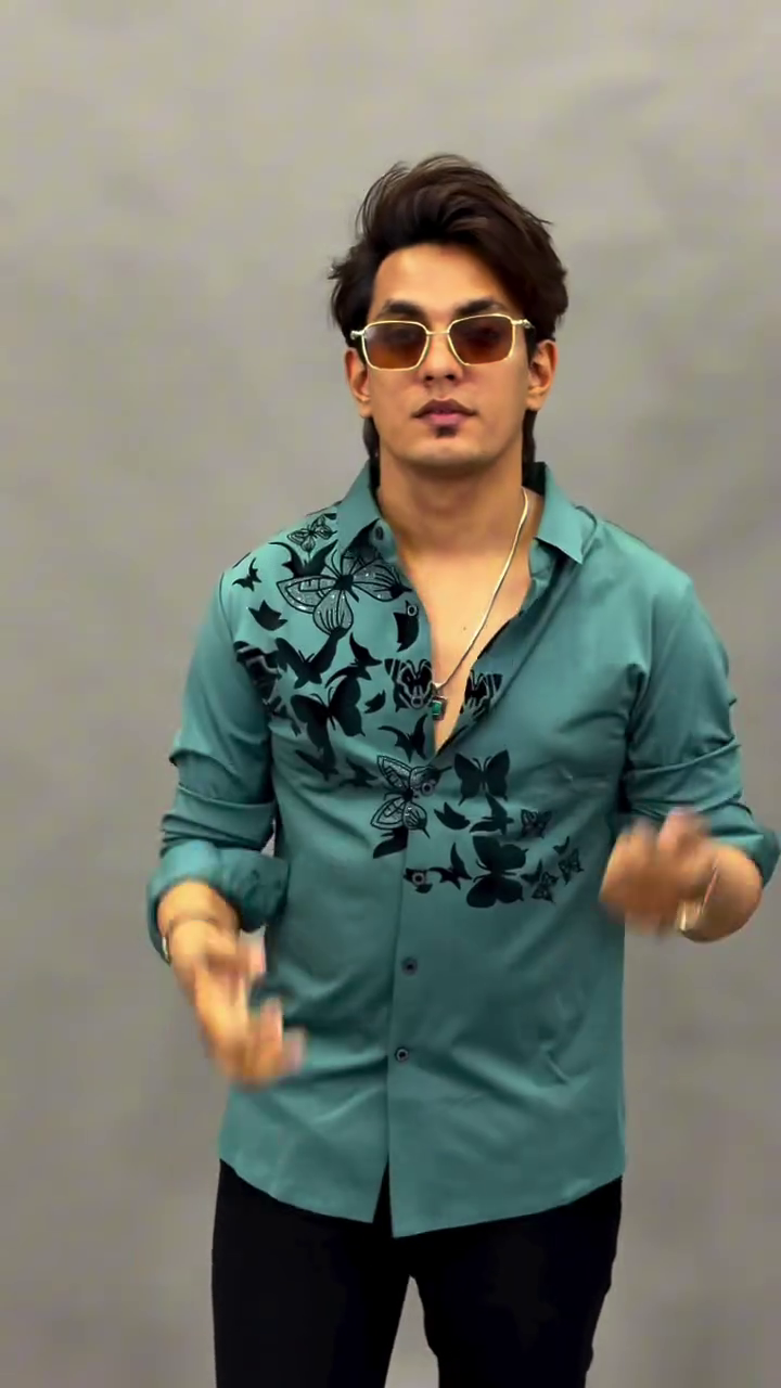 Slim Fit Floral Printed Casual Shirt - Image 13