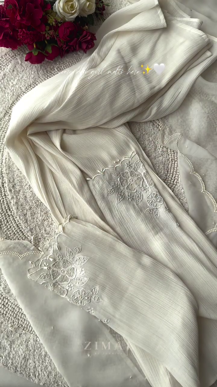 Woven Design V-Neck Pure Cotton Straight Kurta - Image 8