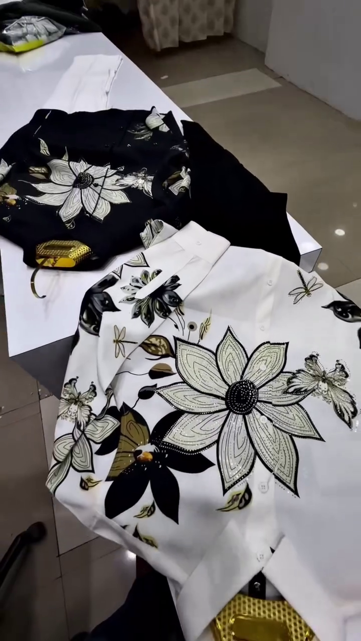 Creation Men's Exclusive Linen Fabric Position Print FULLSLEEV DESINER Shirt. - Image 3
