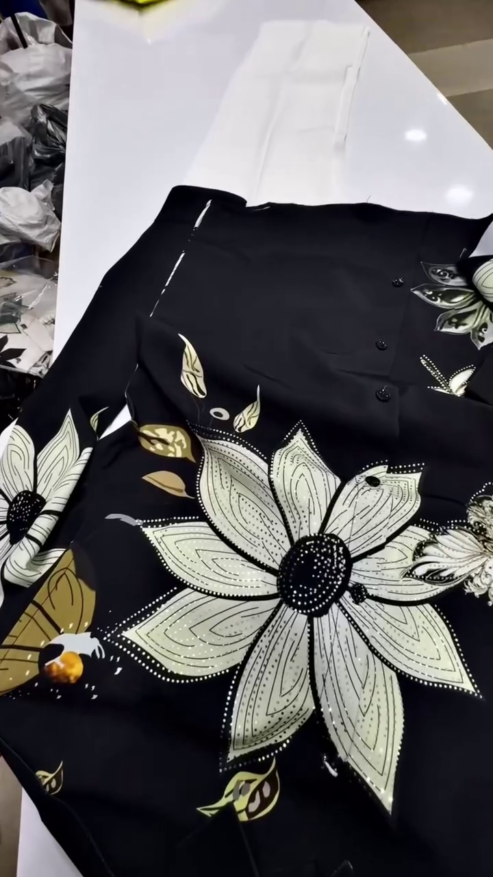 Creation Men's Exclusive Linen Fabric Position Print FULLSLEEV DESINER Shirt. - Image 2