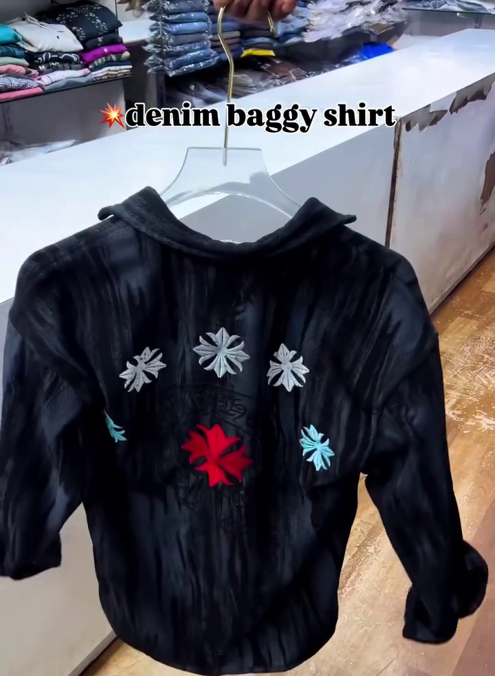 Men's Premium Multicolour Artistic Textured Shirt - Image 2