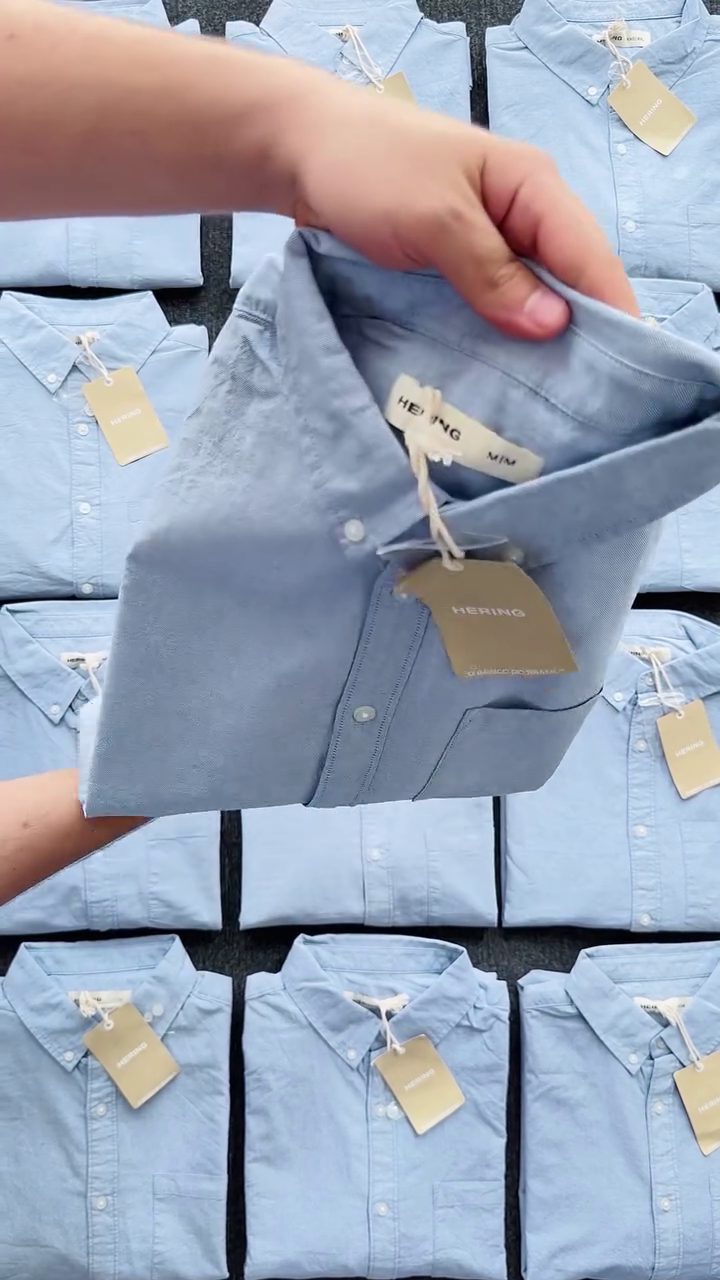 Blue Oxford Button Down Shirts - Image 6
