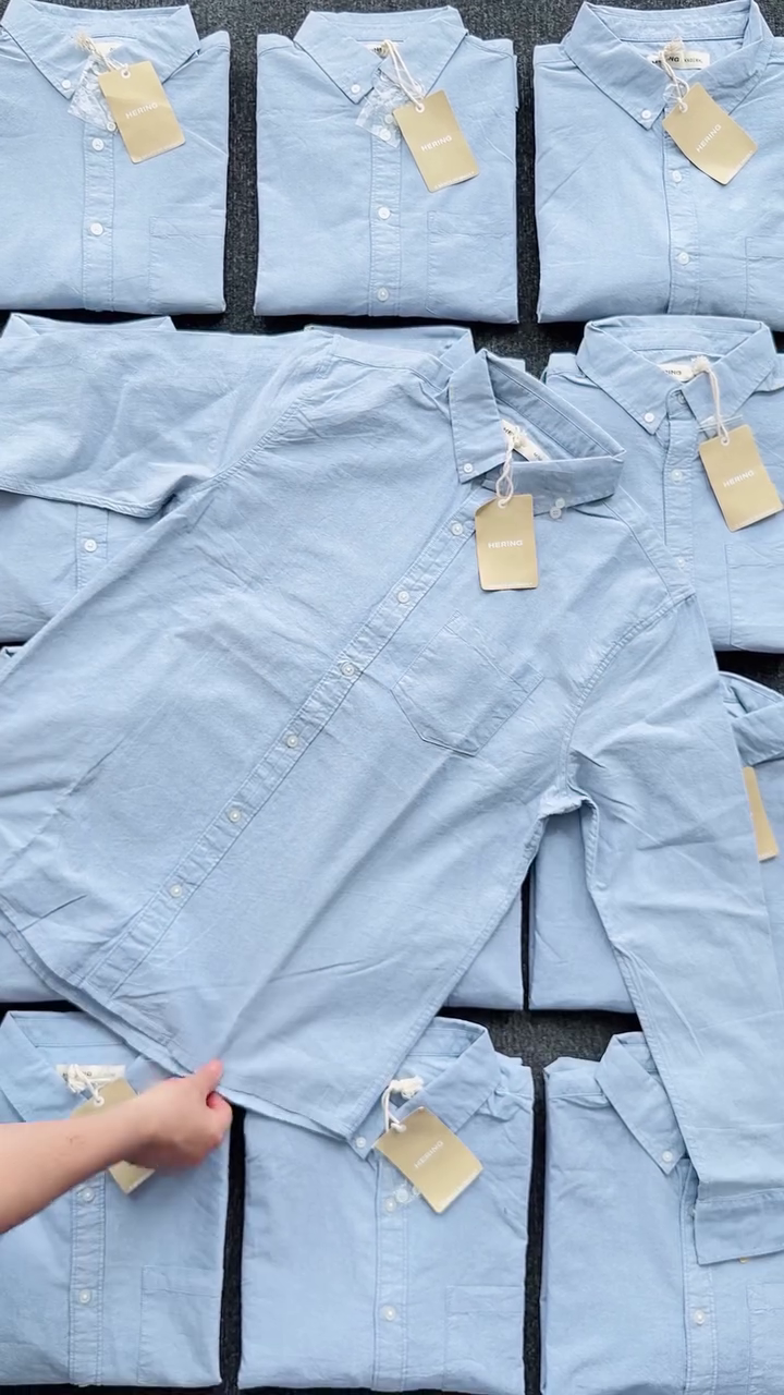 Blue Oxford Button Down Shirts